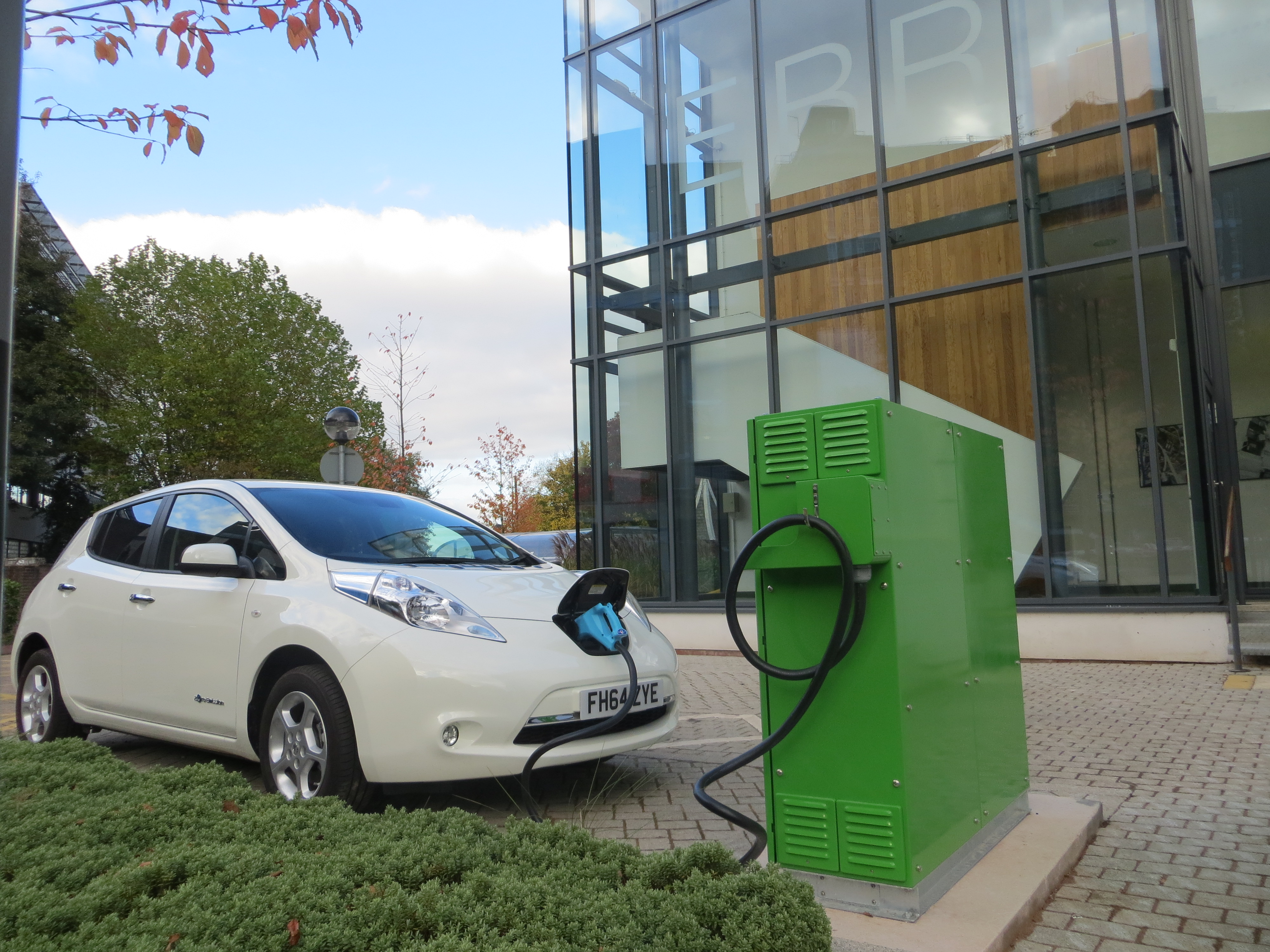 First electric vehicle to grid charging system at Aston