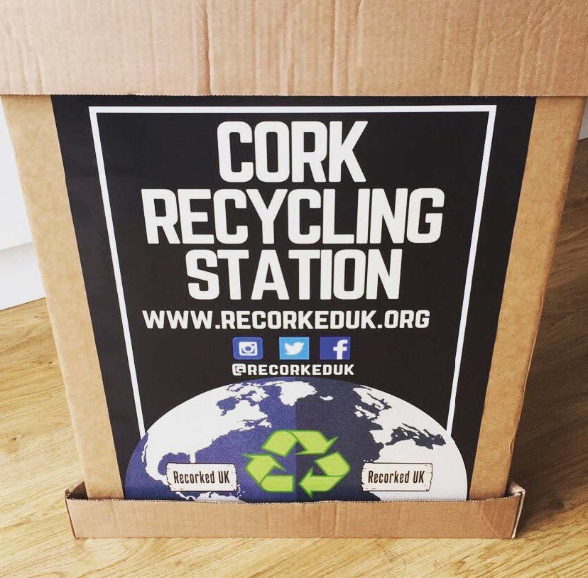 Recycling station from Recorked