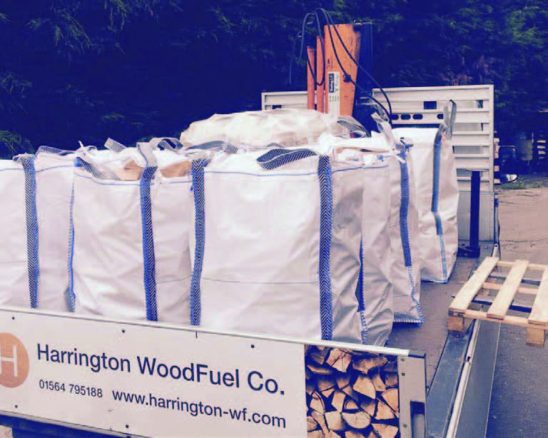Harrington Woodfuel bags of wood
